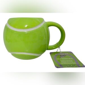 Godinger Lime Tennis Ball Mug - NWT